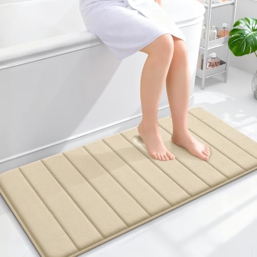 Olanly 20\"x44\" Memory Foam Bathroom Runner Rug: $35.98