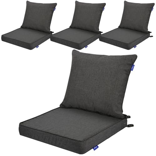 Infblue 24x24-Inch Deep Seat Outdoor Cushion 4-Pack: $59.98 Infblue 24x24-Inch Deep Seat Outdoor Cushion 4-Pack: $59.98