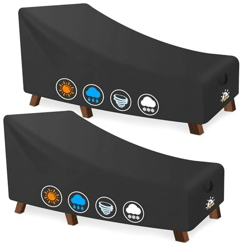 Zettum 80x32x32-Inch Outdoor Chaise Lounge Chair Cover 2-Pack: $45.89 Zettum 80x32x32-Inch Outdoor Chaise Lounge Chair Cover 2-Pack: $45.89