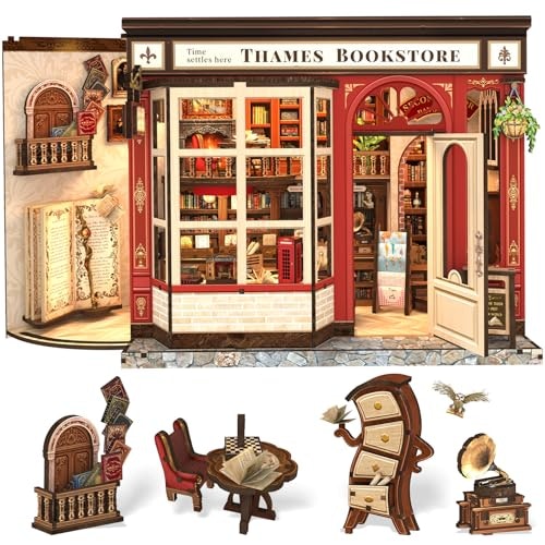 Cutefun 3D British Library Book Nook DIY Kit: $39.98 Cutefun 3D British Library Book Nook DIY Kit: $39.98