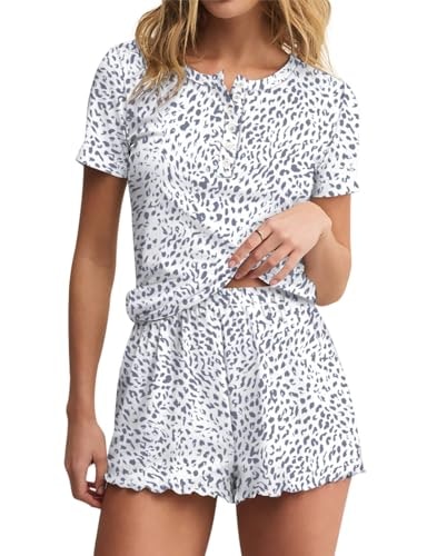 Lacozy Women's Leopard Print Pajama Set: $24.63