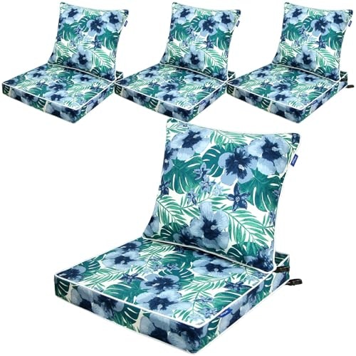 Infblue 22x24-inch Deep Seat and Back Patio Cushion 4-Set: $59.98 Infblue 22x24-inch Deep Seat and Back Patio Cushion 4-Set: $59.98