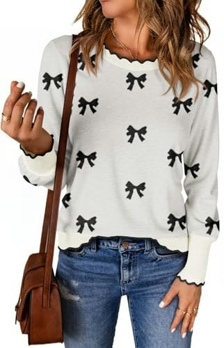 Cicy Bell Women's Floral Long Sleeve Knit Pullover Sweater: $24.97 Cicy Bell Women's Floral Long Sleeve Knit Pullover Sweater: $24.97