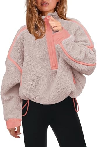 Panadila Women's Half-Zip Sherpa Fleece Pullover Jacket: $38.24 Panadila Women's Half-Zip Sherpa Fleece Pullover Jacket: $38.24