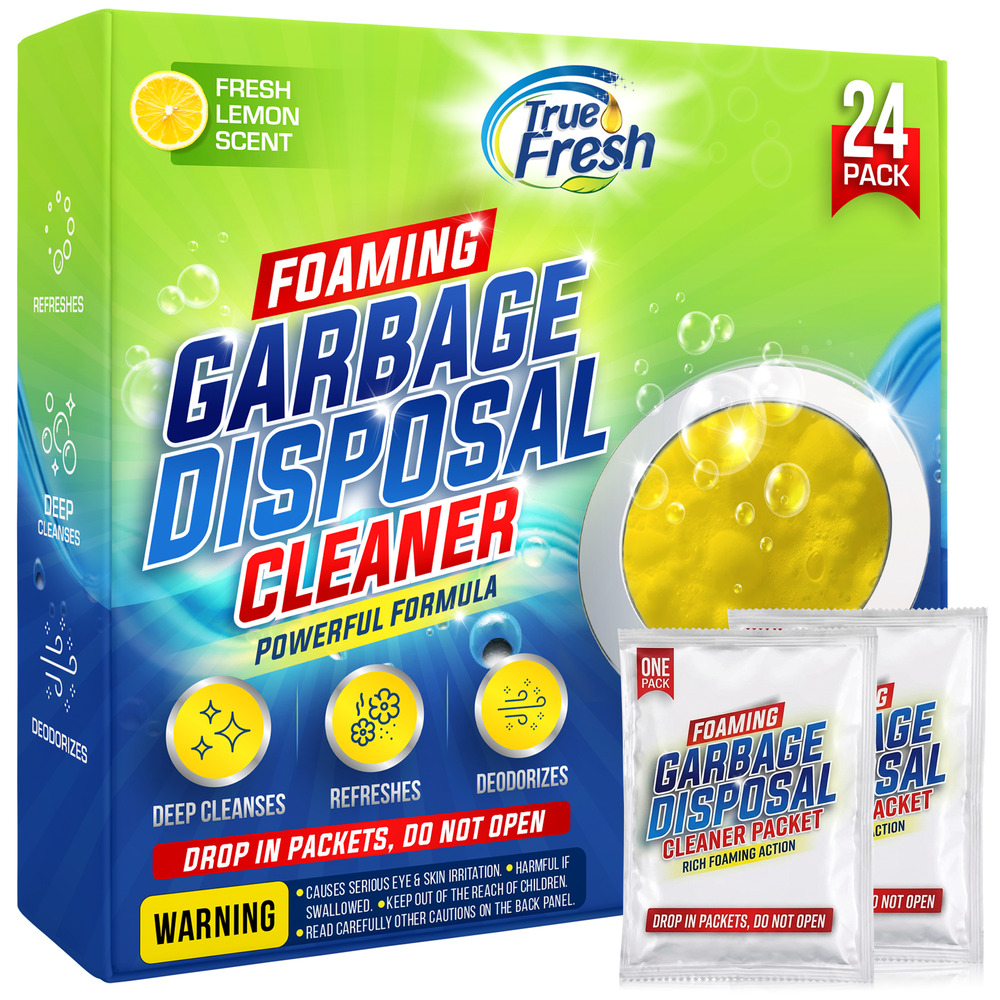 True Fresh Garbage Disposal Cleaner and Deodorizer 24-Pack: $14.99 True Fresh Garbage Disposal Cleaner and Deodorizer 24-Pack: $14.99