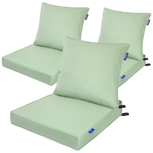 Infblue 24x24-inch Deep Seat Patio Cushion 3-Piece Set: $39.98 Infblue 24x24-inch Deep Seat Patio Cushion 3-Piece Set: $39.98