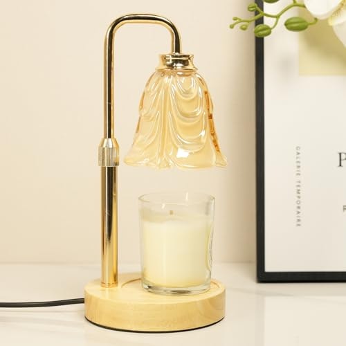 SupBri Tulip Glass Shade Candle Warmer Lamp with Timer: $20.39 SupBri Tulip Glass Shade Candle Warmer Lamp with Timer: $20.39