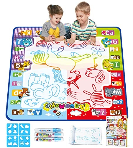 Jasonwell 31x31-inch Aqua Water Doodle Mat: $16.96 Jasonwell 31x31-inch Aqua Water Doodle Mat: $16.96