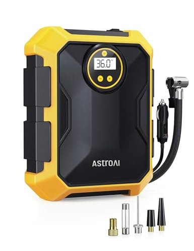 AstroAI Portable 12V Tire Inflator: $22.96