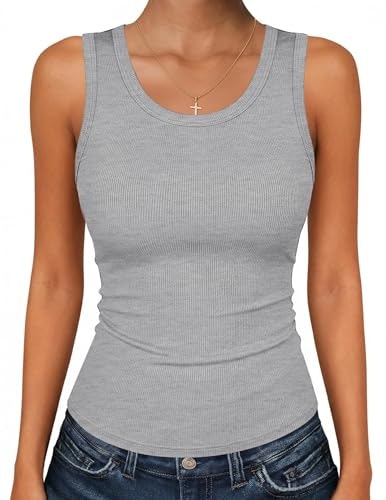 Zeagoo Women's Ribbed Scoop Neck Tank Top: $12.74 Zeagoo Women's Ribbed Scoop Neck Tank Top: $12.74