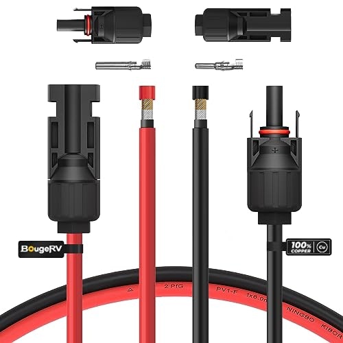 BougeRV 10-Foot 10-Gauge Solar Extension Cable: $19.54 BougeRV 10-Foot 10-Gauge Solar Extension Cable: $19.54