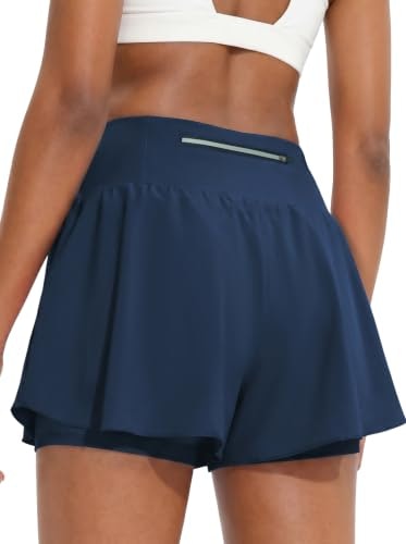 Cokqu Women's High Waisted Athletic Shorts with Pockets: $15.55 Cokqu Women's High Waisted Athletic Shorts with Pockets: $15.55