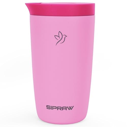Sipraw 12oz Insulated Stainless Steel Travel Mug: $13.63