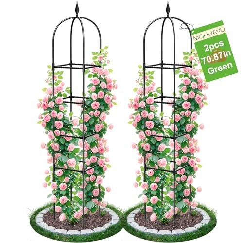 71-Inch Garden Obelisk Trellis 2-Pack: $29.69 71-Inch Garden Obelisk Trellis 2-Pack: $29.69