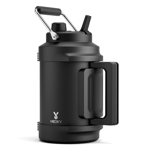 Meoky 128oz Triple Wall Vacuum Stainless Steel Water Jug: $39.99