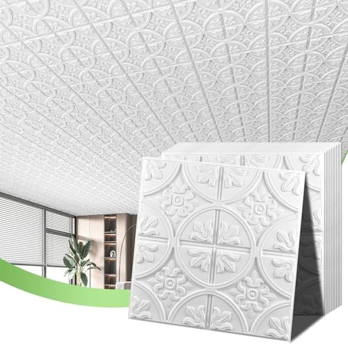 Art3d 2x2-Foot PVC Drop Ceiling Tiles 12-Pack: $39.36 Art3d 2x2-Foot PVC Drop Ceiling Tiles 12-Pack: $39.36
