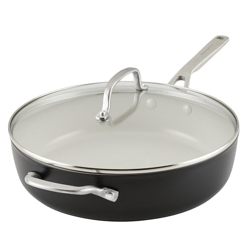 KitchenAid 5-Quart Hard Anodized Ceramic Nonstick Saute Pan with Lid: $44.99 KitchenAid 5-Quart Hard Anodized Ceramic Nonstick Saute Pan with Lid: $44.99
