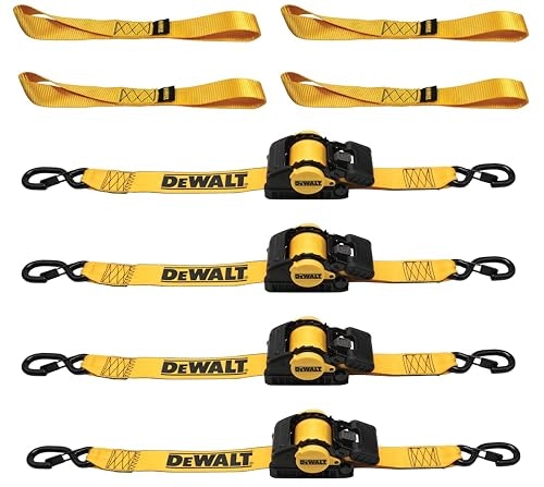 Dewalt Heavy-Duty Retractable Ratchet Straps 8-Piece Kit: $123.82 Dewalt Heavy-Duty Retractable Ratchet Straps 8-Piece Kit: $123.82