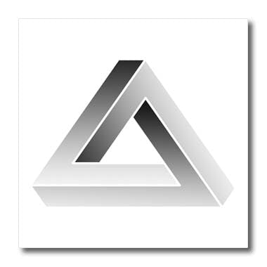 3dRose Escher Impossible Triangle 6x6-Inch Heat Transfer: $12.89 3dRose Escher Impossible Triangle 6x6-Inch Heat Transfer: $12.89