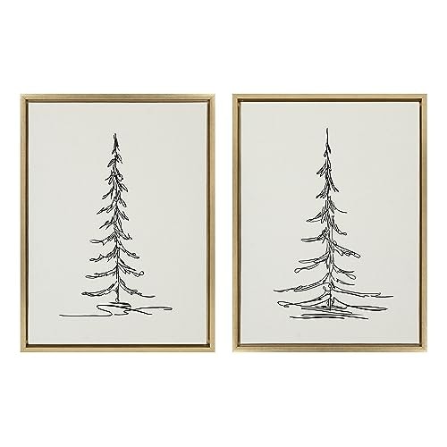 Kate and Laurel Sylvie Evergreen Trees Framed Canvas Wall Art 18x24 2-Piece Set: $96.99 Kate and Laurel Sylvie Evergreen Trees Framed Canvas Wall Art 18x24 2-Piece Set: $96.99