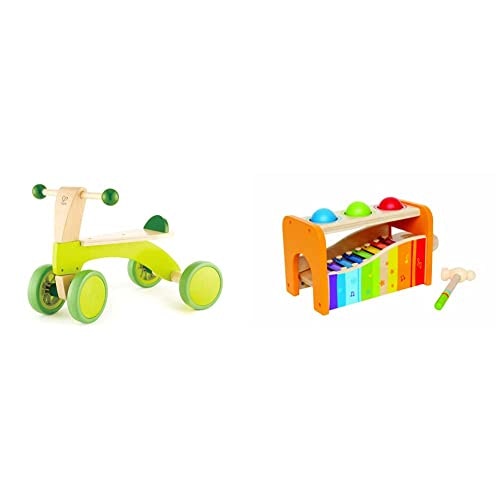 Hape Scoot Around Ride-On Wood Bike and Pound & Tap Bench Musical Toy 2-Piece Set: $83.97 Hape Scoot Around Ride-On Wood Bike and Pound & Tap Bench Musical Toy 2-Piece Set: $83.97