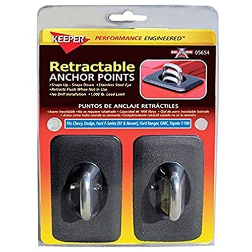 Keeper Hampton Bull Ring Retractable Anchor Points 2-Pack: $18.03 Keeper Hampton Bull Ring Retractable Anchor Points 2-Pack: $18.03