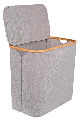 BirdRock Home Bamboo & Canvas Laundry Hamper: $38.61 BirdRock Home Bamboo & Canvas Laundry Hamper: $38.61