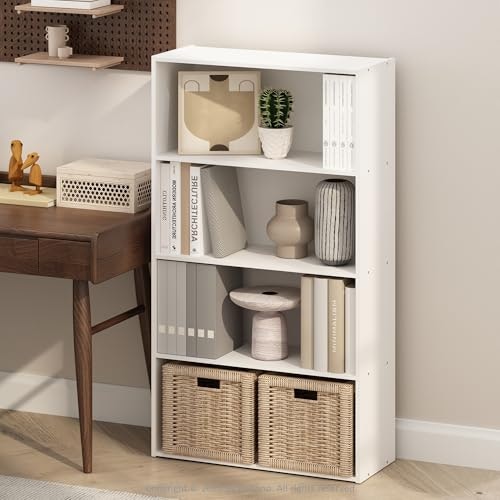 Furinno 4-Tier Open Bookshelf: $37.78