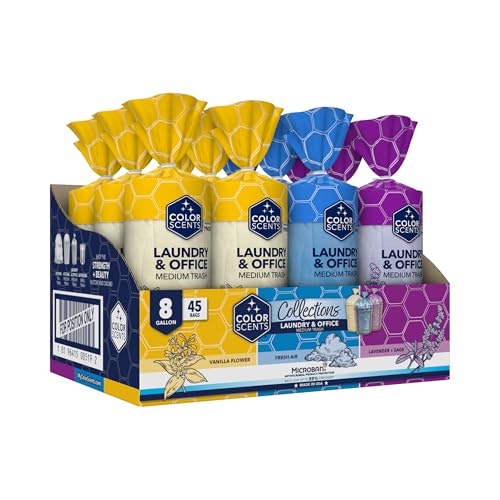 Color Scents 8-Gallon Twist Tie Trash Bags 540-Count: $42.71