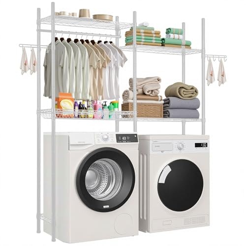 Vevor 4-Tier Over Washer and Dryer Storage Shelf: $62.90 Vevor 4-Tier Over Washer and Dryer Storage Shelf: $62.90