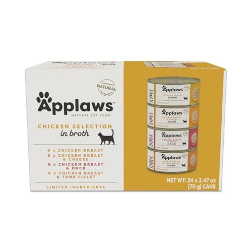 Applaws Chicken Variety in Broth Wet Cat Food 24-Pack: $40.18