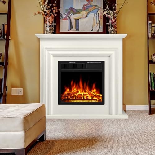 36-Inch Freestanding Electric Fireplace Mantel: $295.38 36-Inch Freestanding Electric Fireplace Mantel: $295.38