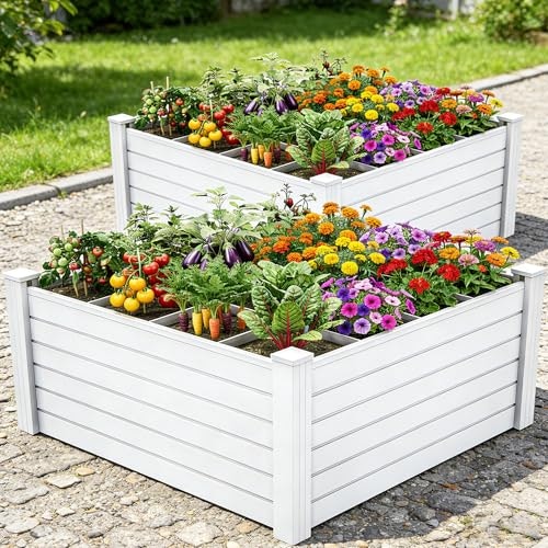 Yitahome 48x48x24-Inch Raised Garden Bed 2-Pack: $165.65 Yitahome 48x48x24-Inch Raised Garden Bed 2-Pack: $165.65