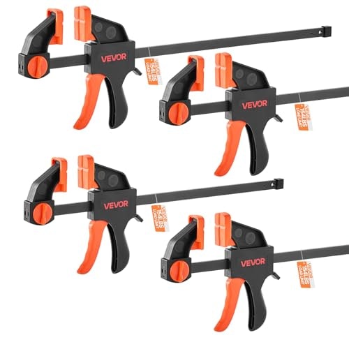 Vevor 12-inch and 6-inch Bar Clamp and Spreader 4-Pack: $20.67