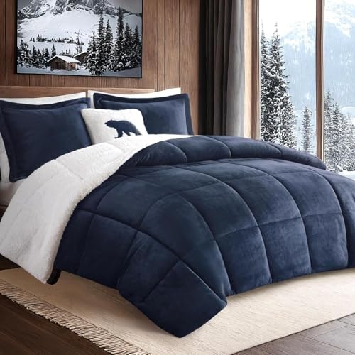 Woolrich Soft Plush Sherpa Reversible King Comforter 4-Piece Set: $83.87 Woolrich Soft Plush Sherpa Reversible King Comforter 4-Piece Set: $83.87