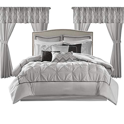 Madison Park Essentials 24-Piece Faux Silk Cal King Comforter Set: $123.43 Madison Park Essentials 24-Piece Faux Silk Cal King Comforter Set: $123.43