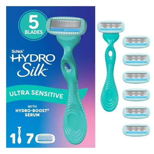 Schick Hydro Silk Sensitive 5-Blade Razor and 7-Refill Pack: $21.73 Schick Hydro Silk Sensitive 5-Blade Razor and 7-Refill Pack: $21.73
