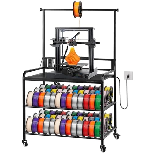 Vevor 3-Tier 3D Printer Filament Storage Rack with Power Strip: $62.91 Vevor 3-Tier 3D Printer Filament Storage Rack with Power Strip: $62.91