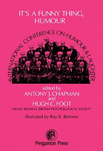 It's a Funny Thing, Humour: Proceedings of The International Conference on Humour and Laughter 1976: $69.71 It's a Funny Thing, Humour: Proceedings of The International Conference on Humour and Laughter 1976: $69.71