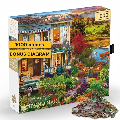 Buffalo Games 1,000-Piece Garden Country Home Puzzle: $17.52 Buffalo Games 1,000-Piece Garden Country Home Puzzle: $17.52