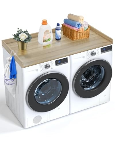 Vevor 54" x 27" Wooden Washer and Dryer Countertop: $65.69 Vevor 54" x 27" Wooden Washer and Dryer Countertop: $65.69
