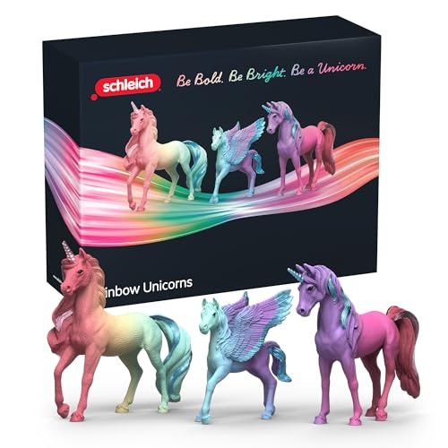 Schleich Bayala 3-Piece Rainbow Unicorns Figurine Set: $56.83 Schleich Bayala 3-Piece Rainbow Unicorns Figurine Set: $56.83