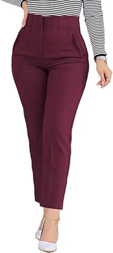 Kubsid Women's High Waisted Straight Leg Work Pants: $27.99 Kubsid Women's High Waisted Straight Leg Work Pants: $27.99