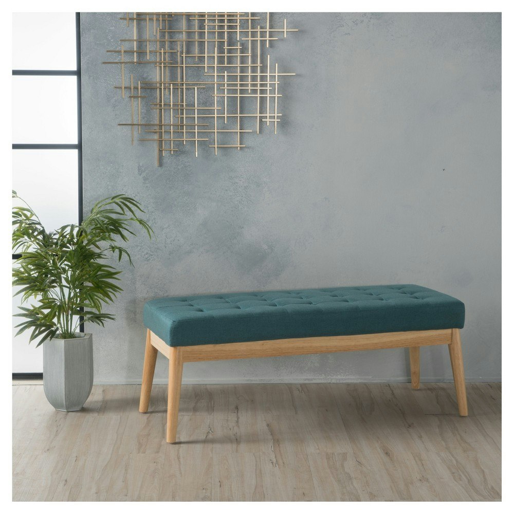 Christopher Knight Home Saxon Upholstered Bench: $131.39 Christopher Knight Home Saxon Upholstered Bench: $131.39