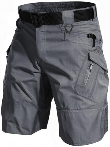 Autiwitua Men's Waterproof Tactical Hiking Cargo Shorts: $25.49