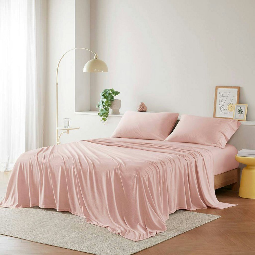 Intelligent Design Queen Cotton Blend Jersey Knit Sheet Set: $33.49 Intelligent Design Queen Cotton Blend Jersey Knit Sheet Set: $33.49