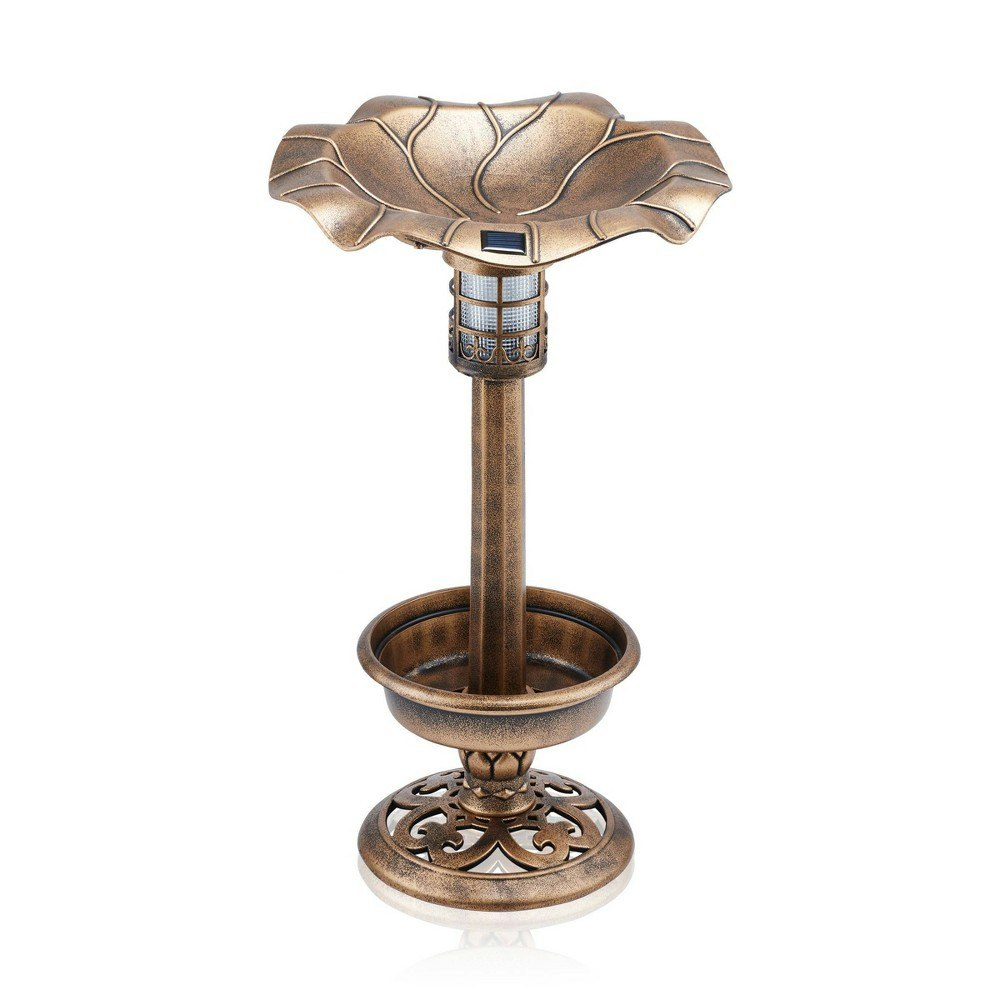Alpine Corporation 29-Inch Pedestal Birdbath with Planter Base: $53.99 Alpine Corporation 29-Inch Pedestal Birdbath with Planter Base: $53.99