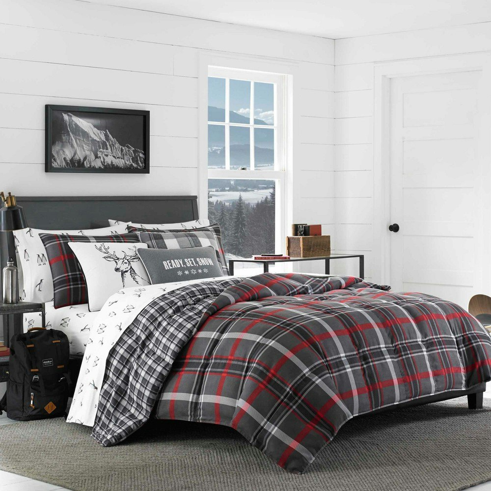 Eddie Bauer Twin Willow Plaid Reversible Comforter Set: $36.99 Eddie Bauer Twin Willow Plaid Reversible Comforter Set: $36.99