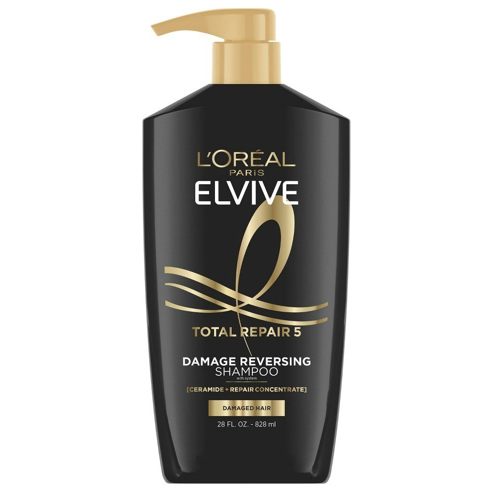 L'Oreal Paris Elvive Total Repair 5 Shampoo 28-fl oz: $9.49 L'Oreal Paris Elvive Total Repair 5 Shampoo 28-fl oz: $9.49