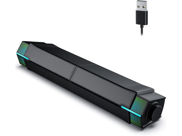 Jeecoo M20 Bluetooth RGB Gaming Soundbar: $40.51 Jeecoo M20 Bluetooth RGB Gaming Soundbar: $40.51